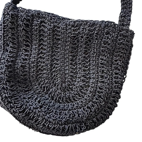 Walborg vintage Made in Italy small crochet blue purse - Picture 4 of 4